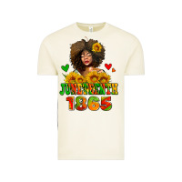 Vintage Arctic afro woman juneteenth 1865 Vintage Tee - AdoDesignShop