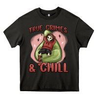 Asphalt true crimes & chill Heavy Core Tee - MaliasSmallBusiness