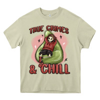Mossy true crimes & chill Heavy Core Tee - MaliasSmallBusiness