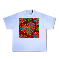 Grape Ice christmas lights and leopard hearts seamless pattern Urban Heavy Tee - BundleAndBundleShop