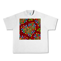 Lunar Rock christmas lights and leopard hearts seamless pattern Urban Heavy Tee - BundleAndBundleShop