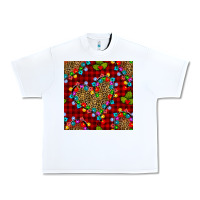 White christmas lights and leopard hearts seamless pattern Urban Heavy Tee - BundleAndBundleShop