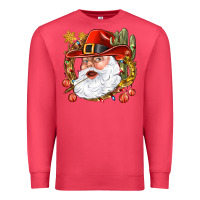 Cardinal Cowboy Santa Premium Sweatshirt - BundleAndBundleShop