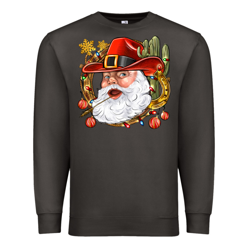 Cowboy Santa Premium Sweatshirt by BundleAndBundleShop | Teevron