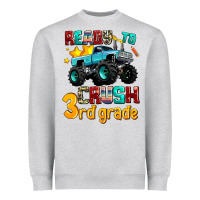 Heather Grey ready to school crush 3rd grade Heavyweight Sweatshirt - AdoDesignShop