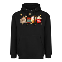 Black christmas coffee Heavyweight Hoodie - MaliasSmallBusiness