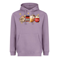 Lavender christmas coffee Heavyweight Hoodie - MaliasSmallBusiness
