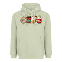 Matcha christmas coffee Heavyweight Hoodie - MaliasSmallBusiness