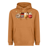 Meerkat christmas coffee Heavyweight Hoodie - MaliasSmallBusiness