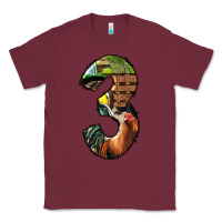 Burgundy farm life alphabet numbers 3 Classic Tee - BundleAndBundleShop