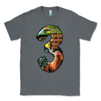 Charcoal Heather farm life alphabet numbers 3 Classic Tee - BundleAndBundleShop