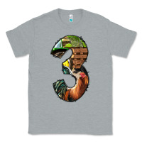 Heather Grey farm life alphabet numbers 3 Classic Tee - BundleAndBundleShop