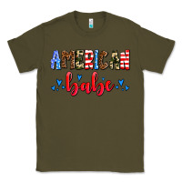 Army Green American babe Classic Tee - AdoDesignShop