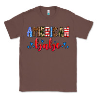Chestnut American babe Classic Tee - AdoDesignShop