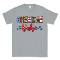Heather Grey American babe Classic Tee - AdoDesignShop
