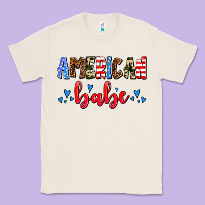 American Babe Classic Tee Designed By Adodesignshop
