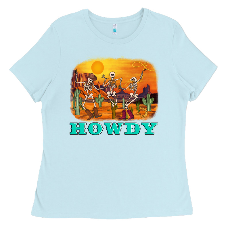 Western Skeleton Ladies Tee by AdoDesignShop | Teevron