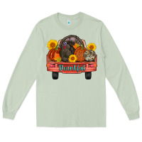 Matcha thankful turkey truck Long Sleeve Tee - AdoDesignShop