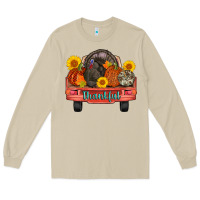 Mushroom thankful turkey truck Long Sleeve Tee - AdoDesignShop
