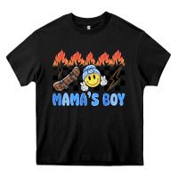 Black mama's boy Heavy Core Tee - MaliasSmallBusiness