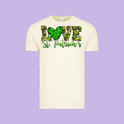 Love St Patrick S Heart Vintage Tee Designed By Jahusdesignshop