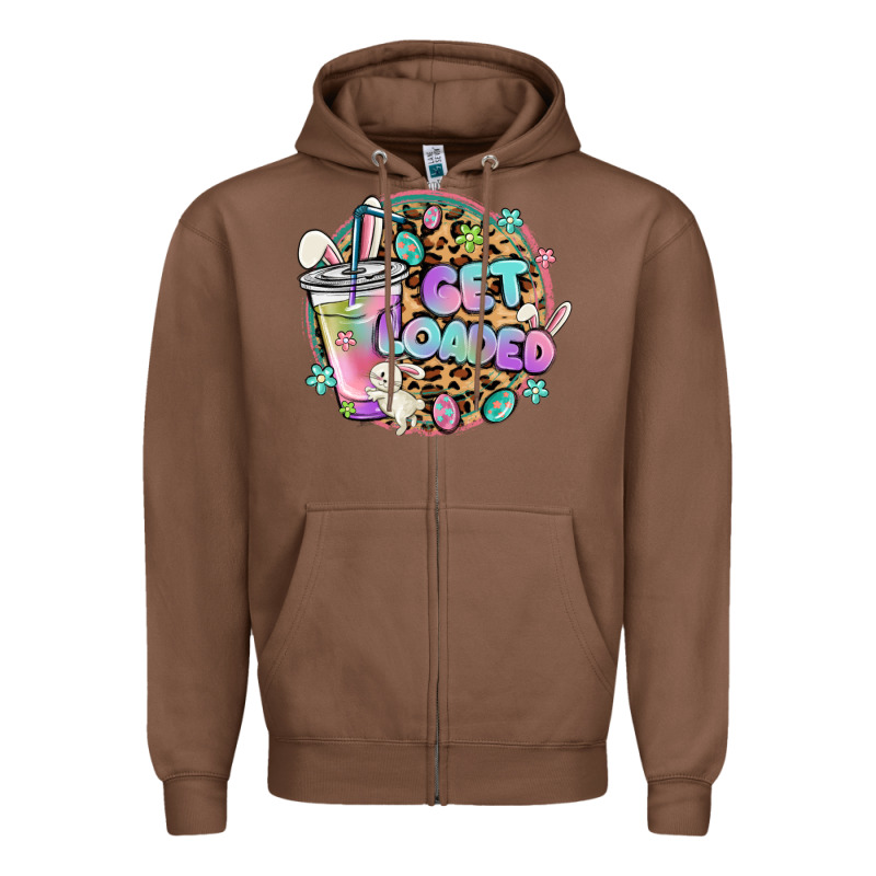 Get Loaded Rabbit And Easter Zipper Hoodie by MaliasSmallBusiness | Teevron