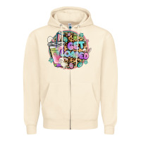 Sandshell get loaded rabbit and easter Zipper Hoodie - MaliasSmallBusiness
