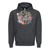 Smoke get loaded rabbit and easter Zipper Hoodie - MaliasSmallBusiness