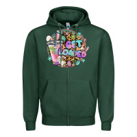 Sports Green get loaded rabbit and easter Zipper Hoodie - MaliasSmallBusiness