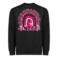 Black heal cancer rainbow Heavyweight Sweatshirt - JahusDesignShop