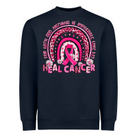Navy heal cancer rainbow Heavyweight Sweatshirt - JahusDesignShop