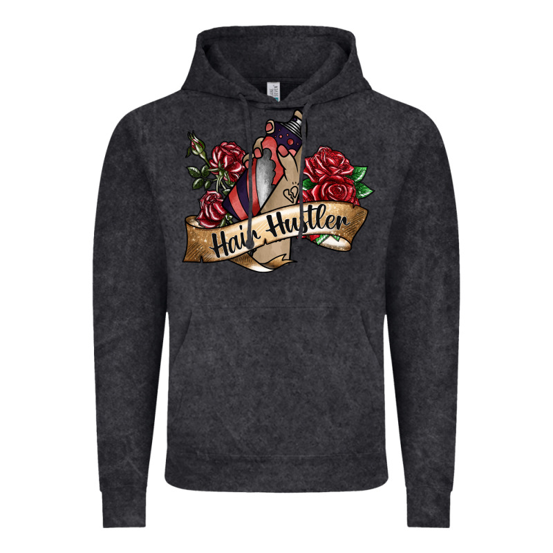 Hair Hustler Spray Vintage Hoodie by SublimationCraftShop | Teevron