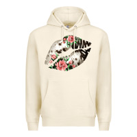 Tofu Cowhide And Flowers Lips Premium Hoodie - Bettercallsaul