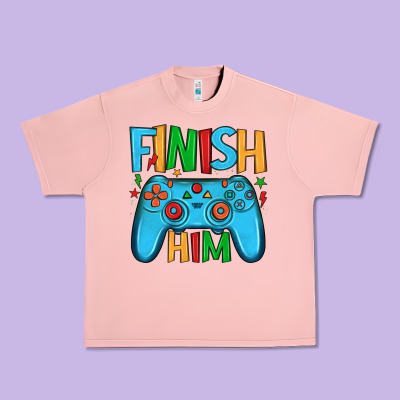 Finish Him Urban Heavy Tee Designed By Jahusdesignshop