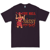 Plum the hell i wont sassy cowgirl Premium Tee - texasbilliewilder