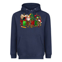 Navy christmas  teacher Heavyweight Hoodie - MaliasSmallBusiness