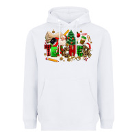 White christmas  teacher Heavyweight Hoodie - MaliasSmallBusiness