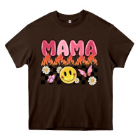 Chocolate Brown mama Heavy Core Tee - MaliasSmallBusiness