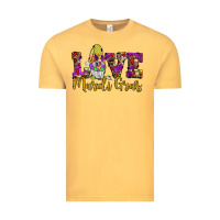Vintage Mustard love mardi gras gnome Vintage Tee - JahusDesignShop