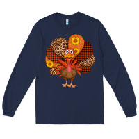 Navy thanksgiving turkey Long Sleeve Tee - AdoDesignShop