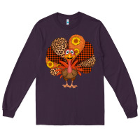 Plum thanksgiving turkey Long Sleeve Tee - AdoDesignShop