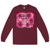 Burgundy in october we wear pink Long Sleeve Tee - AdoDesignShop