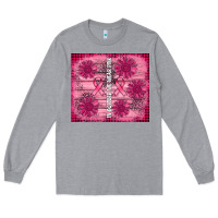 Heather Grey in october we wear pink Long Sleeve Tee - AdoDesignShop