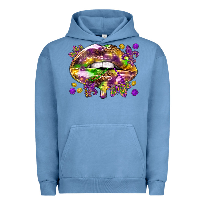 Mardi Gras Lips Urban Hoodie by HowdyJamesFarm | Teevron