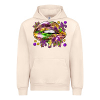 Sandshell Mardi Gras lips Urban Hoodie - HowdyJamesFarm