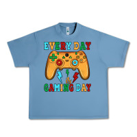 Pebble Blue every day is gaming day Urban Heavy Tee - JahusDesignShop