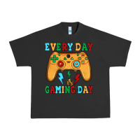 Pigment Black every day is gaming day Urban Heavy Tee - JahusDesignShop