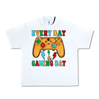 White every day is gaming day Urban Heavy Tee - JahusDesignShop