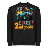 Black ready to school crush 2nd grade Heavyweight Sweatshirt - AdoDesignShop