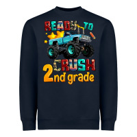 Navy ready to school crush 2nd grade Heavyweight Sweatshirt - AdoDesignShop